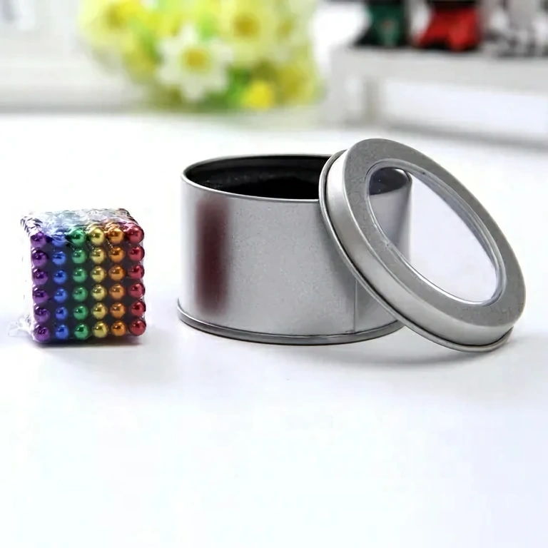 Gåvoset med magnetkulor – perfekt för avslappning och 3D-konstruktion