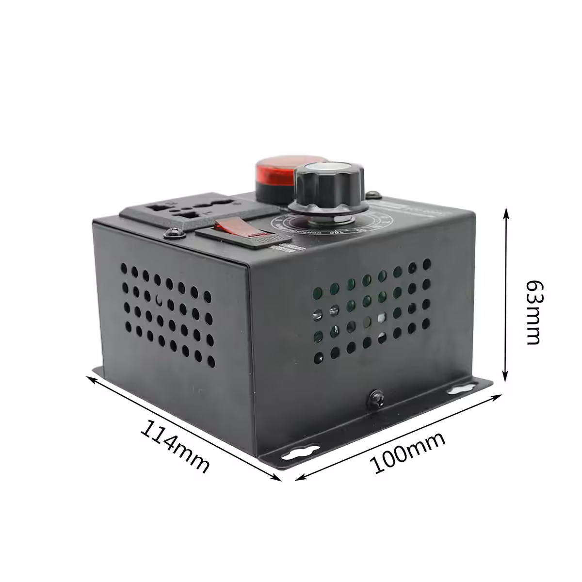 Elektrisk motorhastighetskontroll med digital display och ON/OFF-brytare