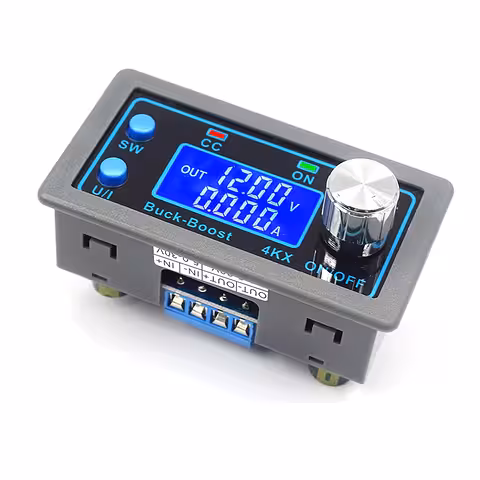Laboratoriströmkälla 30V 4A Step Up/Down DC-DC Converter – Justerbar Spänning och Ström, Stabil DC