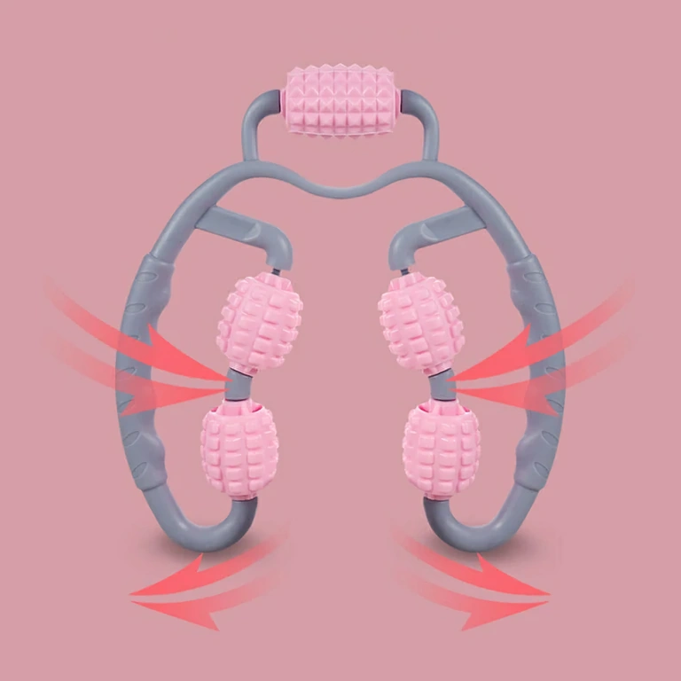 Anticellulit och muskelmassage med silikonrullar för hud och muskler