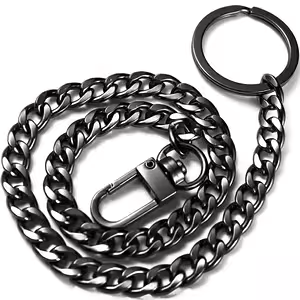 Byxkedja Unisex – Metalltillbehör i Svart för Jeans, Barn och Vuxna