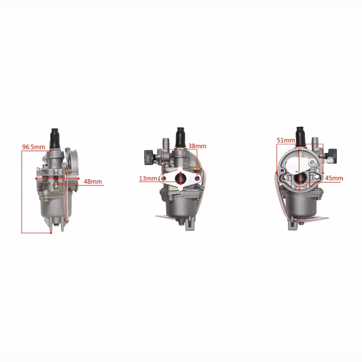 Förgasare för små 2-takts motorer 49cc–50cc