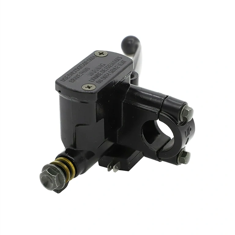 Höger bromshandtag hydraulisk motorcykel Höger hydrauliskt bromsgrepp och pump för motorcykel eller scooter