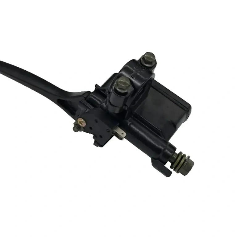 Set med vänster bromsgrepp + hydraulisk pump 7/8 tum styrstång