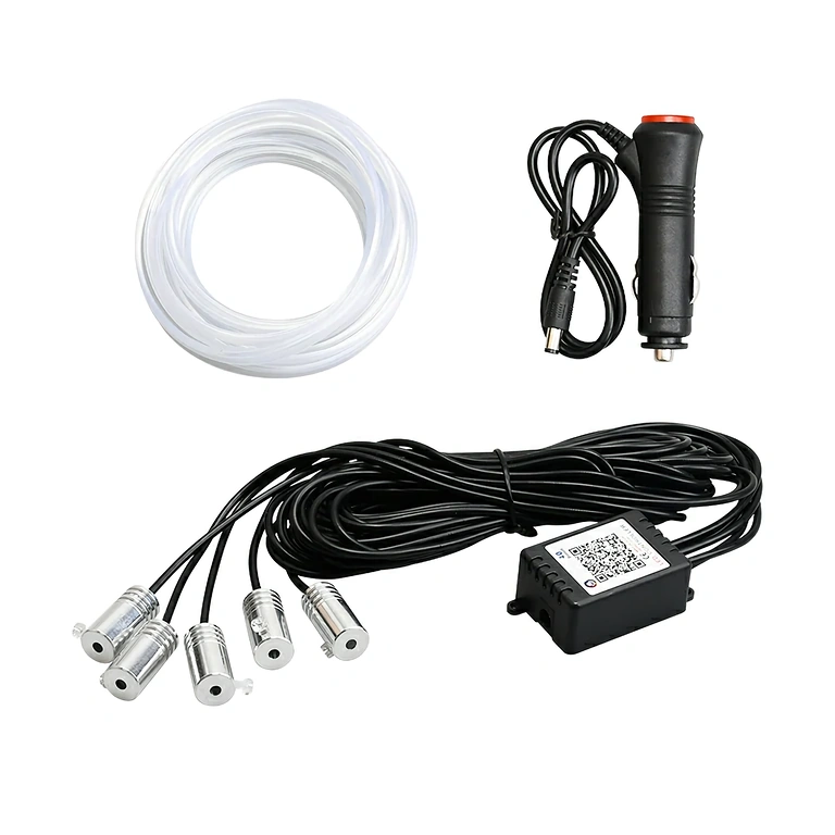 Flexibel RGB-neonledning för bilens stämningsbelysning