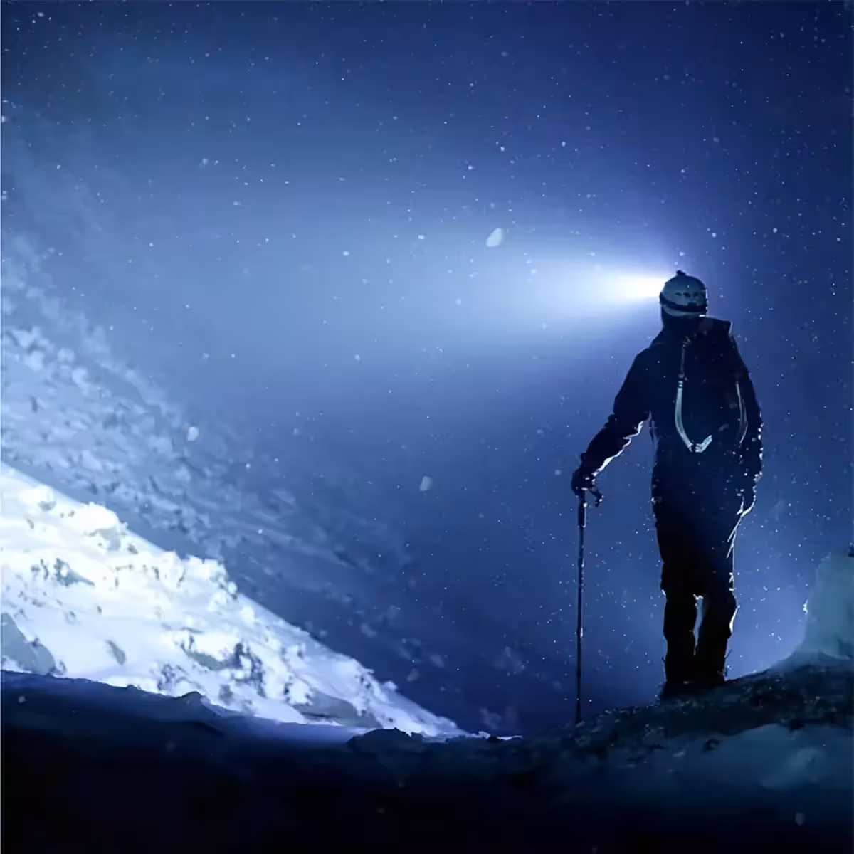 LED-lampa för camping och vandring, lång batteritid