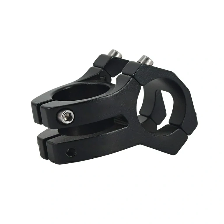 Sportig kort MTB-styrstam, 31,8 mm, svart, lätt och hållbar aluminium