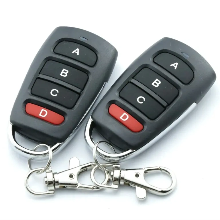 Radiofjärkontroll med 4 knappar för trådlösa styrsystem