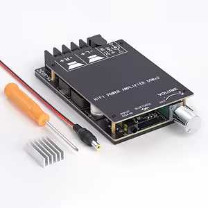 Bluetooth Stereo Audioförstärkare 2x50W TPA3116D2 – Hi-Fi-ljud för Passiva Högtalare