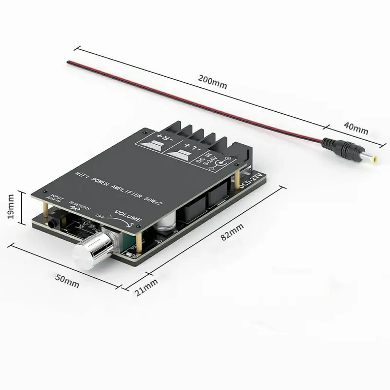 Kompakt digital Hi-Fi stereo förstärkare 2x50W