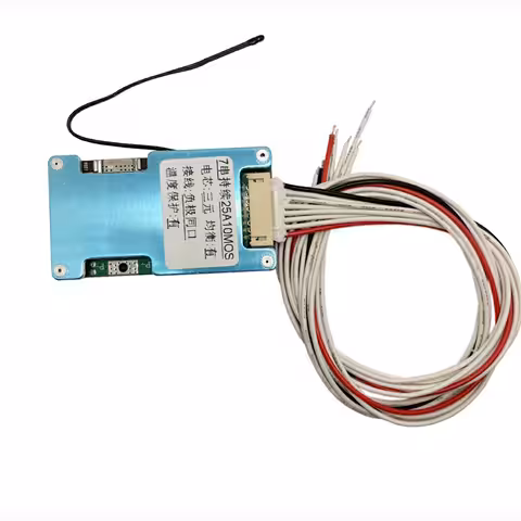 BMS 7S 24V 20A 25A – Laddnings-/urladdningsskyddsmodul för Li-Ion-batterier