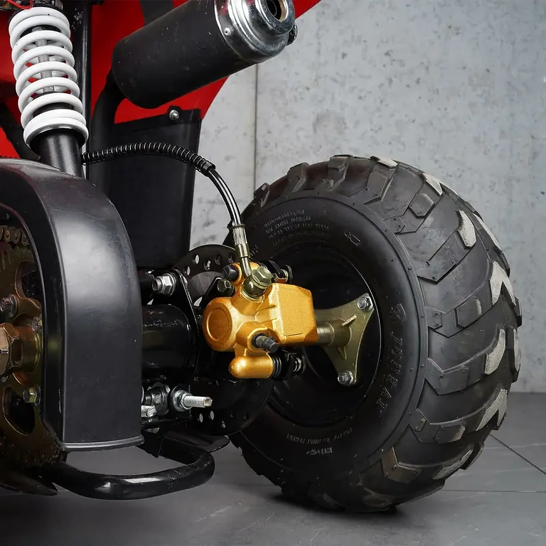 Bakre skivbromsok ATV guld Guld-ATV-ok med bromsskiva, modell för bakhjul