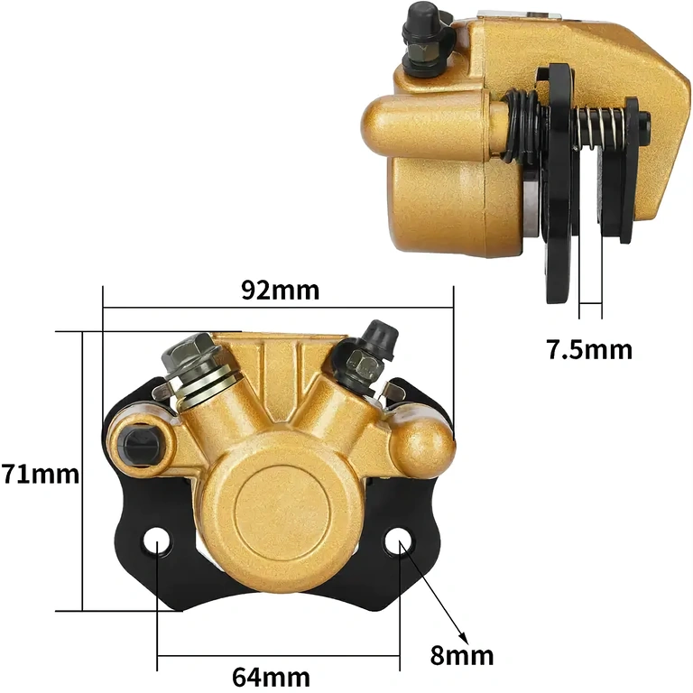 Universellt skivbromsok för ATV Universal bromsok för ATV-skiva 50cc–250cc