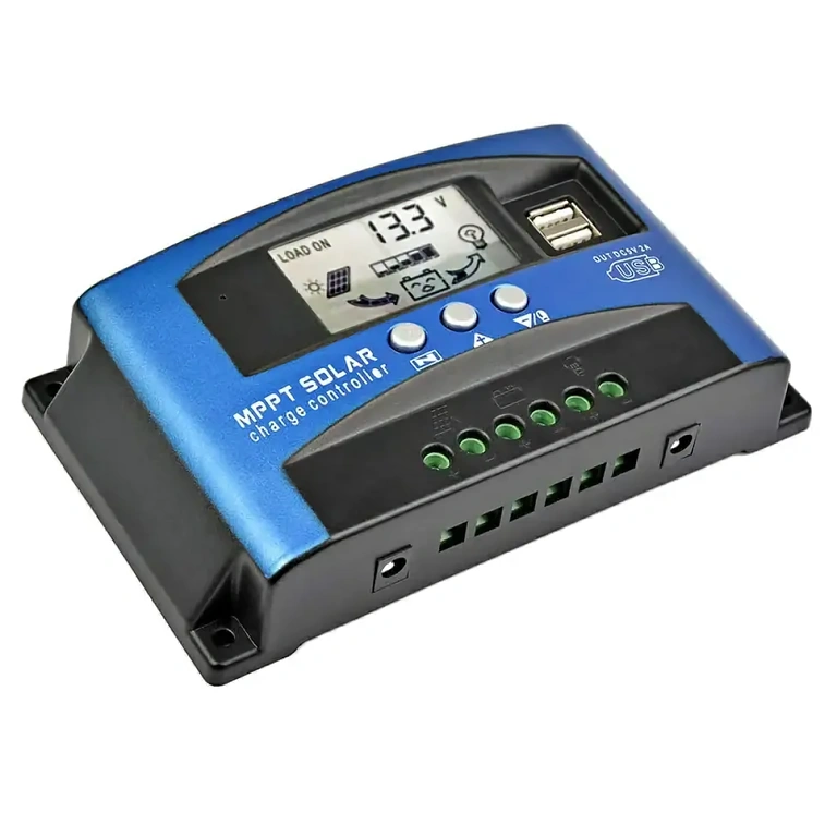MPPT solcontroller 12V/24V 100A Automatisk MPPT-controller för solpaneler