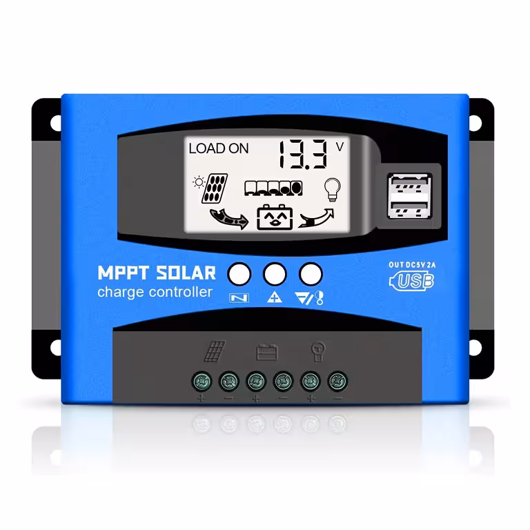 Solcellskontroller MPPT 100A för solpaneler 12V/24V