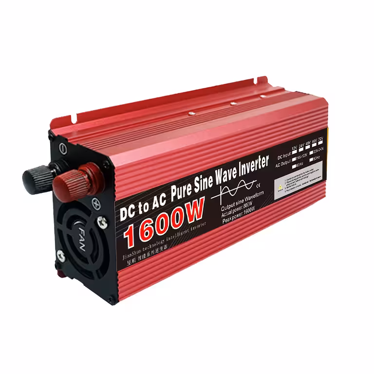 Inverter 1600W ren sinusvåg 12V till 220V – Kontinuerlig effekt 800W