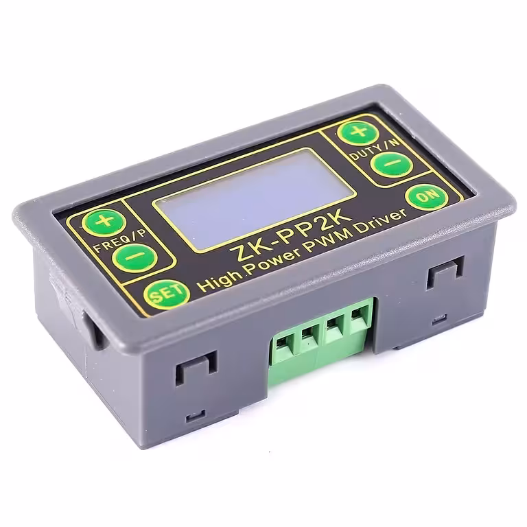 PWM-regulator 5V–24V 8A – Hastighetskontroll, signal & timer