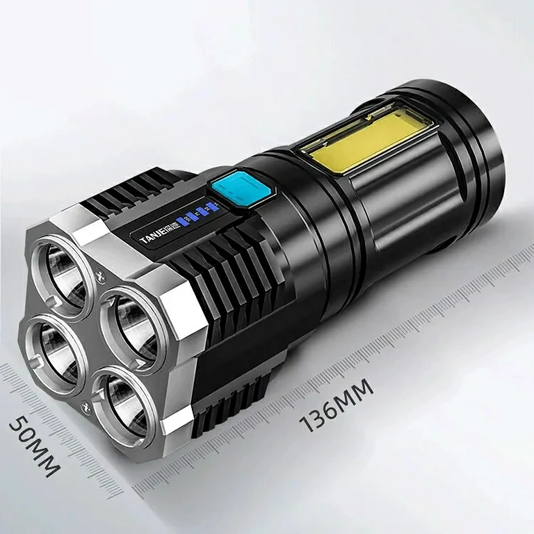 Kompakt LED-lampa, idealisk för nödsituationer