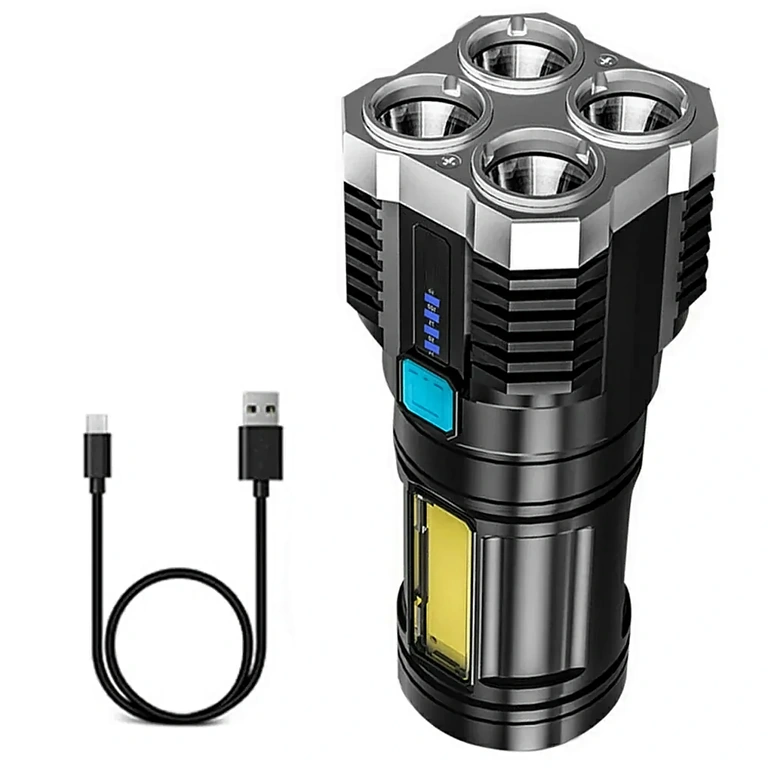 LED-ficklampa med mycket starkt ljus för jakt