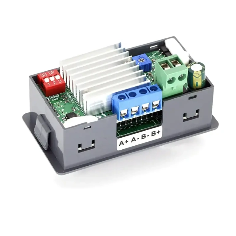 Baksida med terminaler för stepper-control modul för CNC