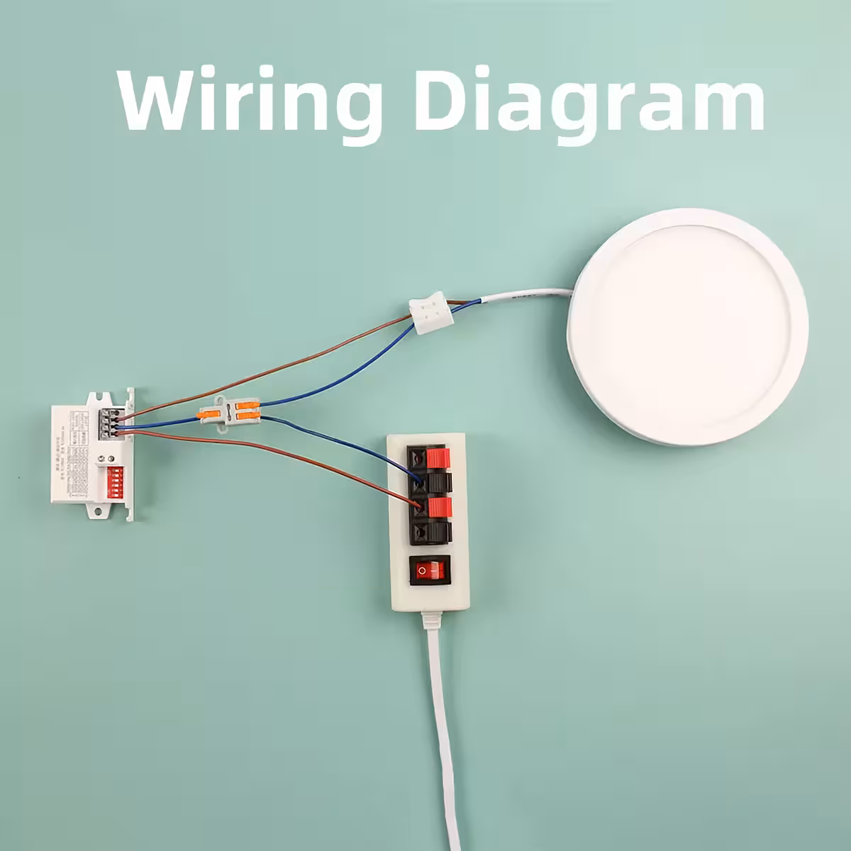 Anslutningsdiagram för rörelsesensor till 220V