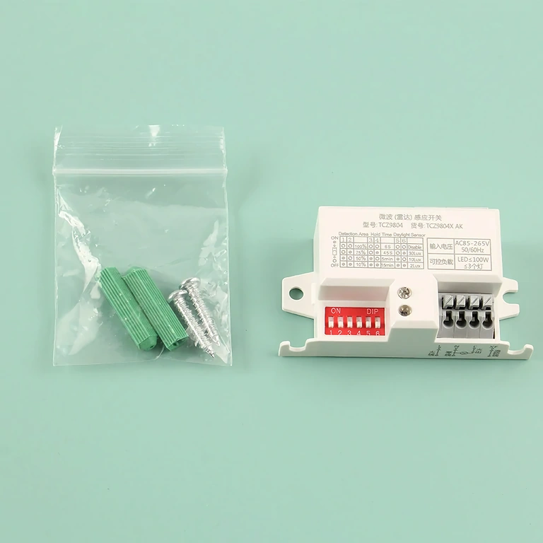 Monteringskit för sensor Monteringstillbehör som ingår för mikrovågsrörelsesensor