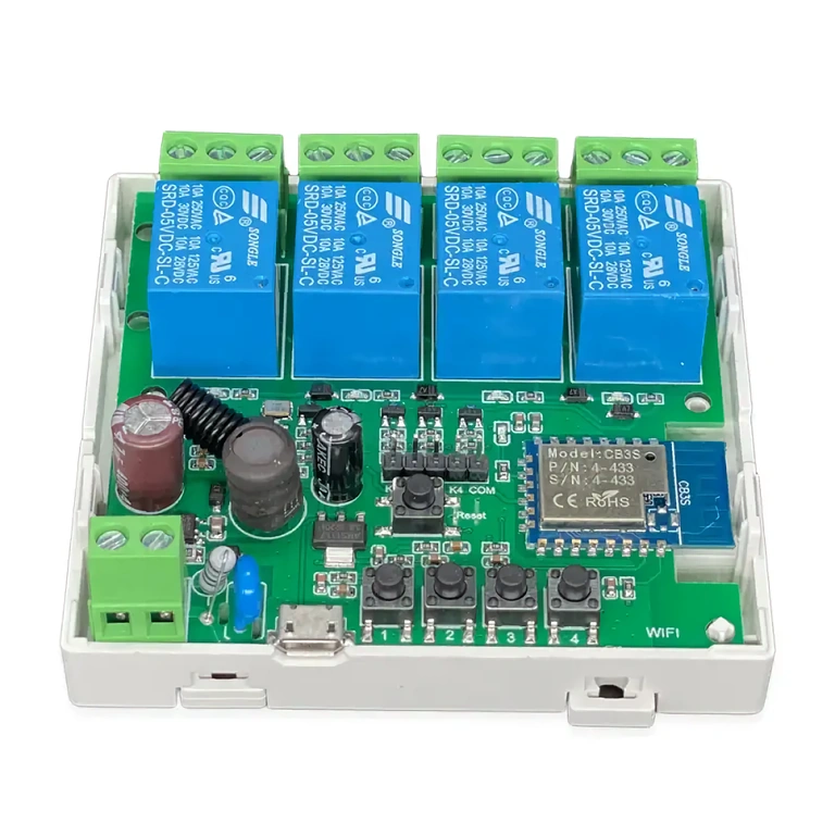 Trådlöst relä kompatibelt med RF 433MHz, fjärrstyrning via app