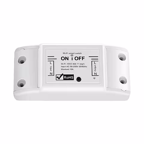 Trådlöst WiFi-relä 1-kanal 220V 10A – Smart Home automatisering Tuya Smart Life