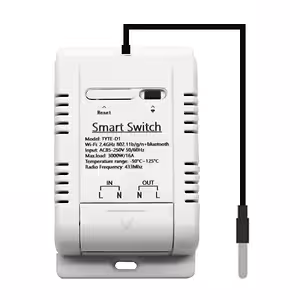 Smart WiFi-termostat med temperatursensor DS18B20 – automatisk Tuya-styrning, 220V 16A
