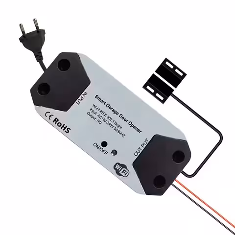 WiFi-relämodul för garageportar och dörrar – Tuya automation, styrning via telefon