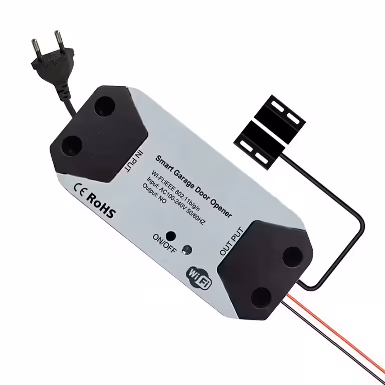 WiFi-relämodul för garageportar och dörrar – Tuya automation, styrning via telefon