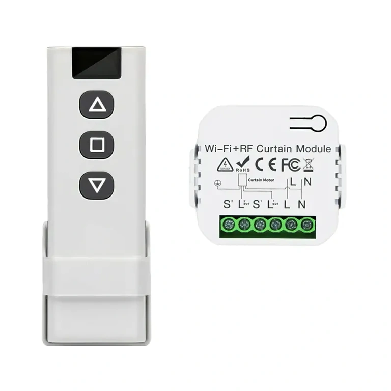 Framsida av Tuya trådlös switch-modul för smart styrning