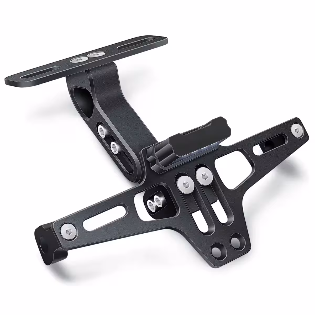 Sporthållare för motorcykelregistreringsskylt, universal och justerbar