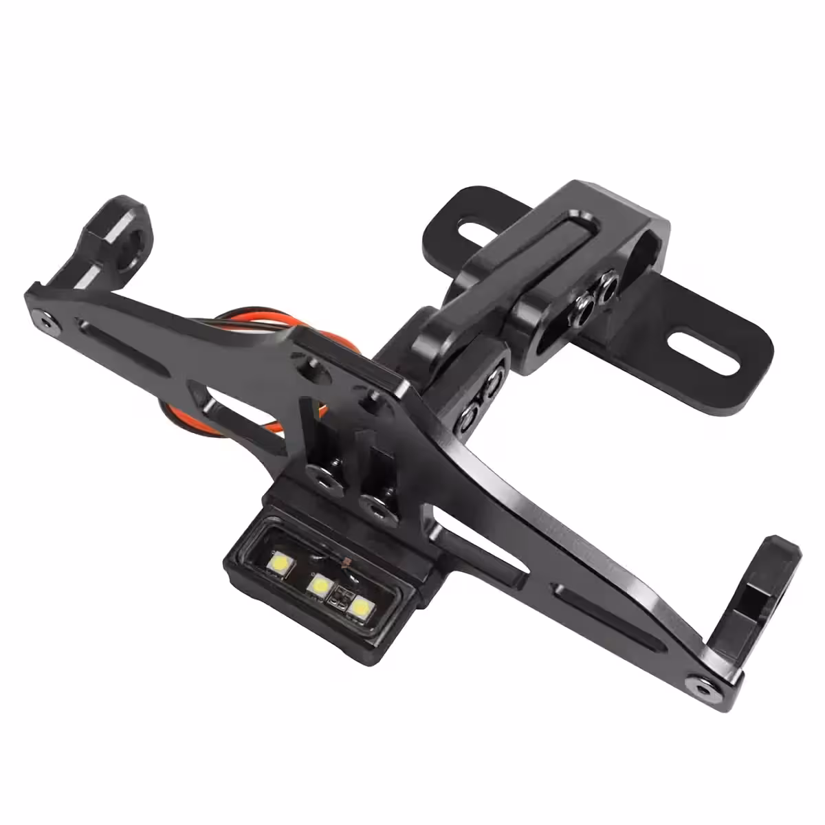 Universellt fäste för motorcykelnummer kompatibelt med flera märken