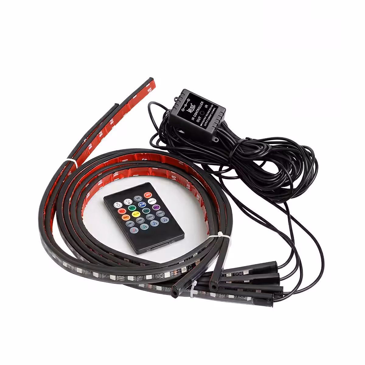 LED-band för bil med telefonkontroll