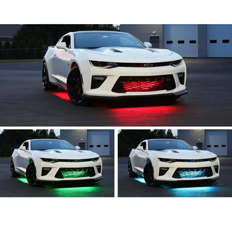 LED-kit under bil för nattkörning LED-lampor monterade under bil för nattlig effekt