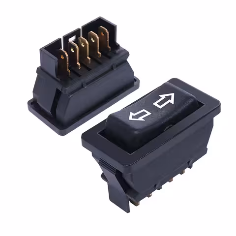 3-läges DPDT strömbrytare för motor DC 12V/24V 20A polaritetsväxling