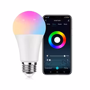 Smart WiFi RGB LED-lampa Tuya Multicolor – Smart kontroll via telefon