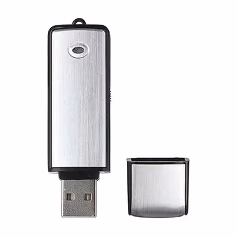 USB-sticka / digital ljudinspelare 16GB med känslig mikrofon och uppladdningsbart batteri – 160 timmars inspelning