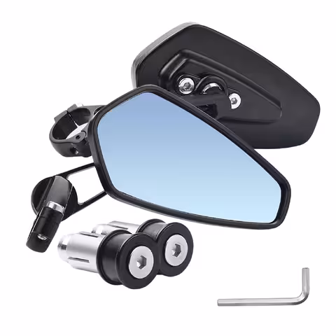 Universella backspeglar för motorcykel, ATV, cykel och el-scooter – 360° justerbar aluminium