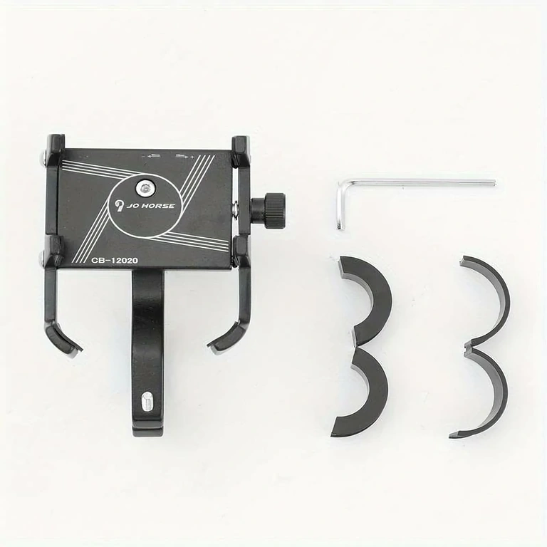 Antivibrations telefonfäste för elscooter Telefonhållare med stötdämpning för elcyklar och scooters