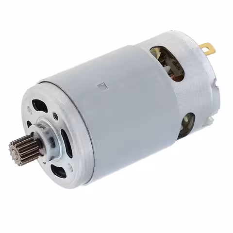 DC-motor RS-550VC 9V–12V 12 tänder – idealisk för elektriska borrar, skruvdragare, RC och DIY-projekt