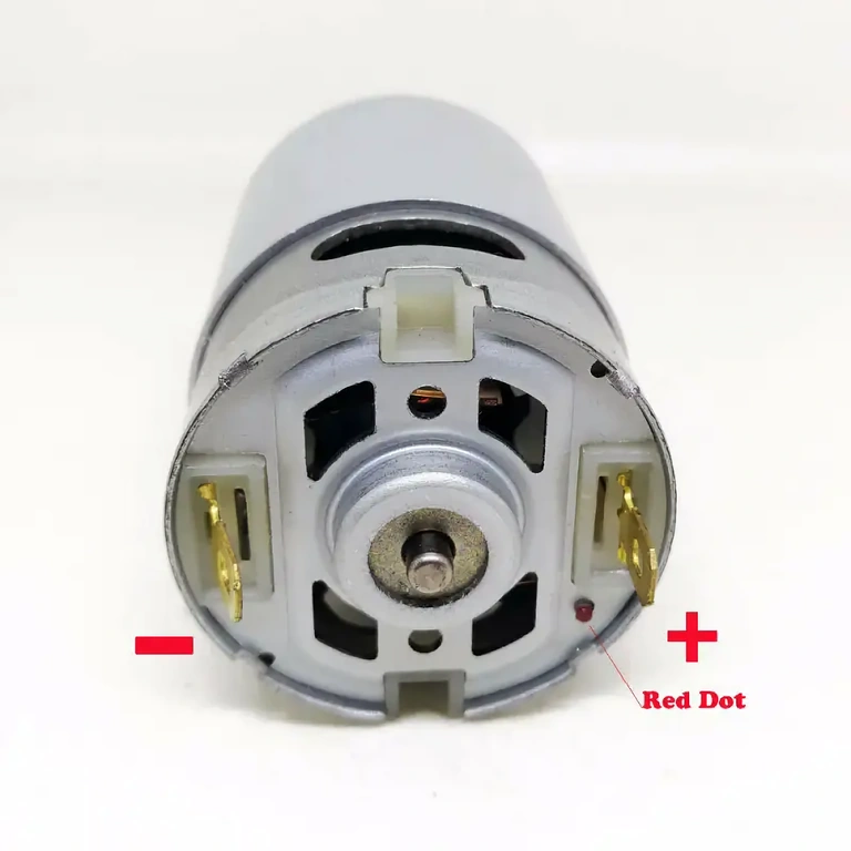 RS550-motordetaljer DC-motor RS-550 med tekniska specifikationer i detalj