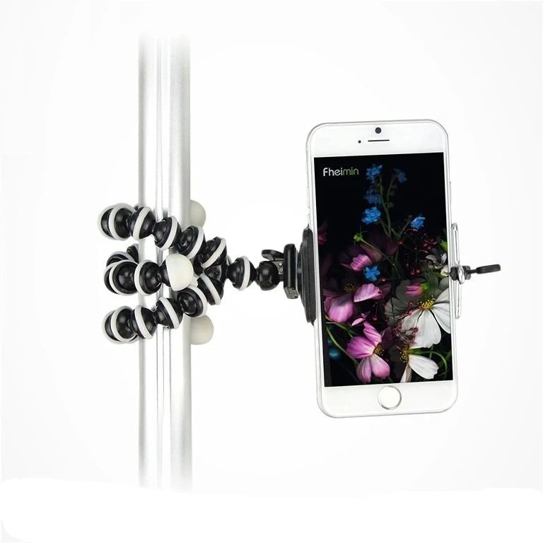 Gummifötter på stativ Flexibla ben med metallkulor täckta av gummi