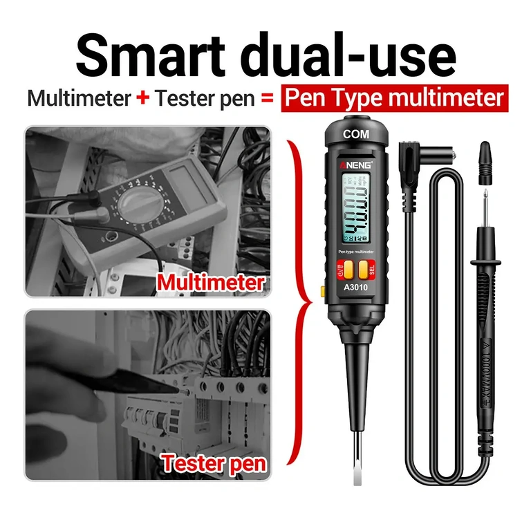 Praktisk demonstration av spänningsprovare