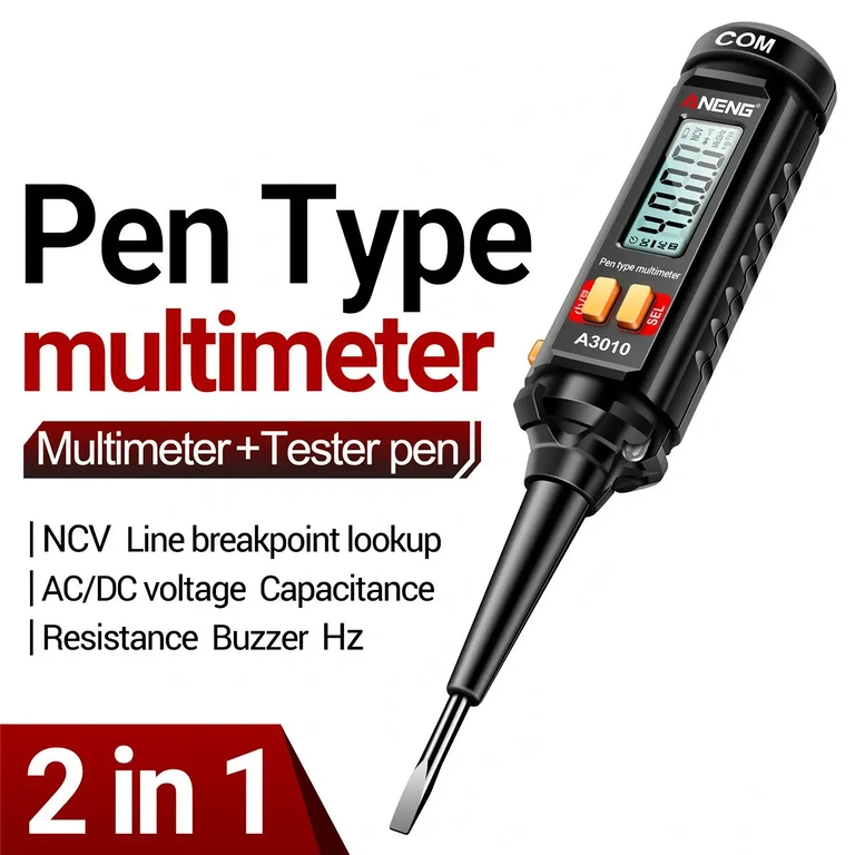 Spänningsprovare med NCV-funktion för beröringsfri detektion