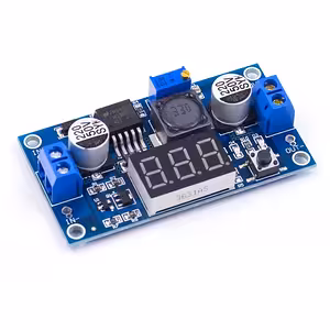 LM2596 Step-Down DC-DC Buck Converter med display – Justerbar spänningskälla 1,25V–37V 3A