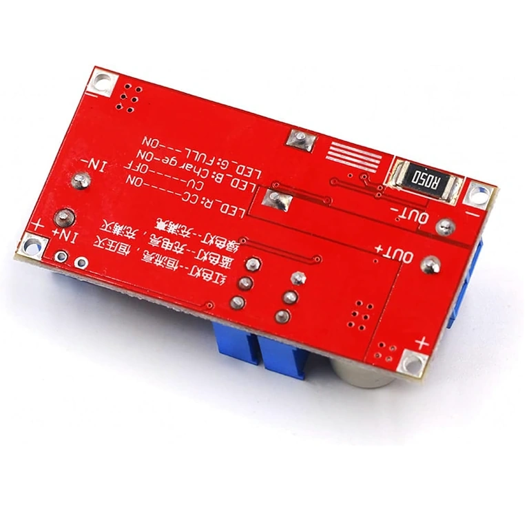 Justerbar XL4015 DC-DC-konverter, baksida