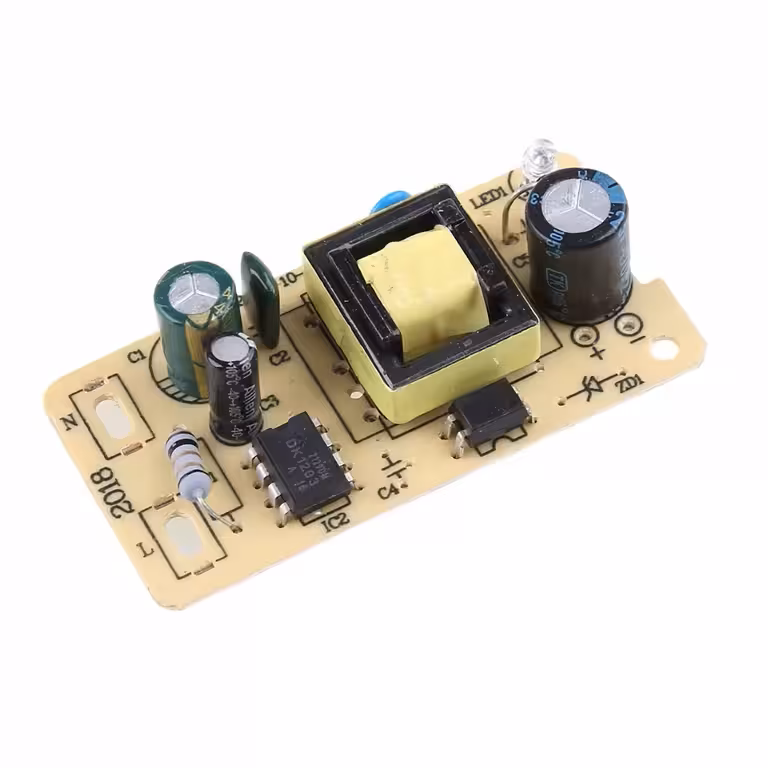 12V 1A strömkälla – Kompakt stabiliserad modul, idealisk för LED, Arduino, elektroniska system