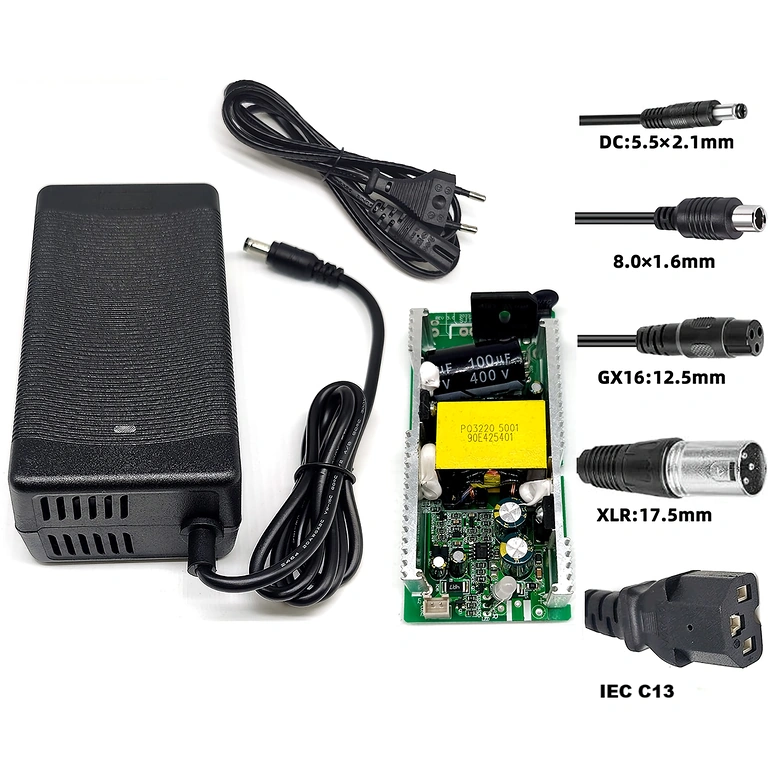 60V–67,2V 2A-laddare kompatibel med olika elfordon, CityCoco, Harley, e-bike och elscooter